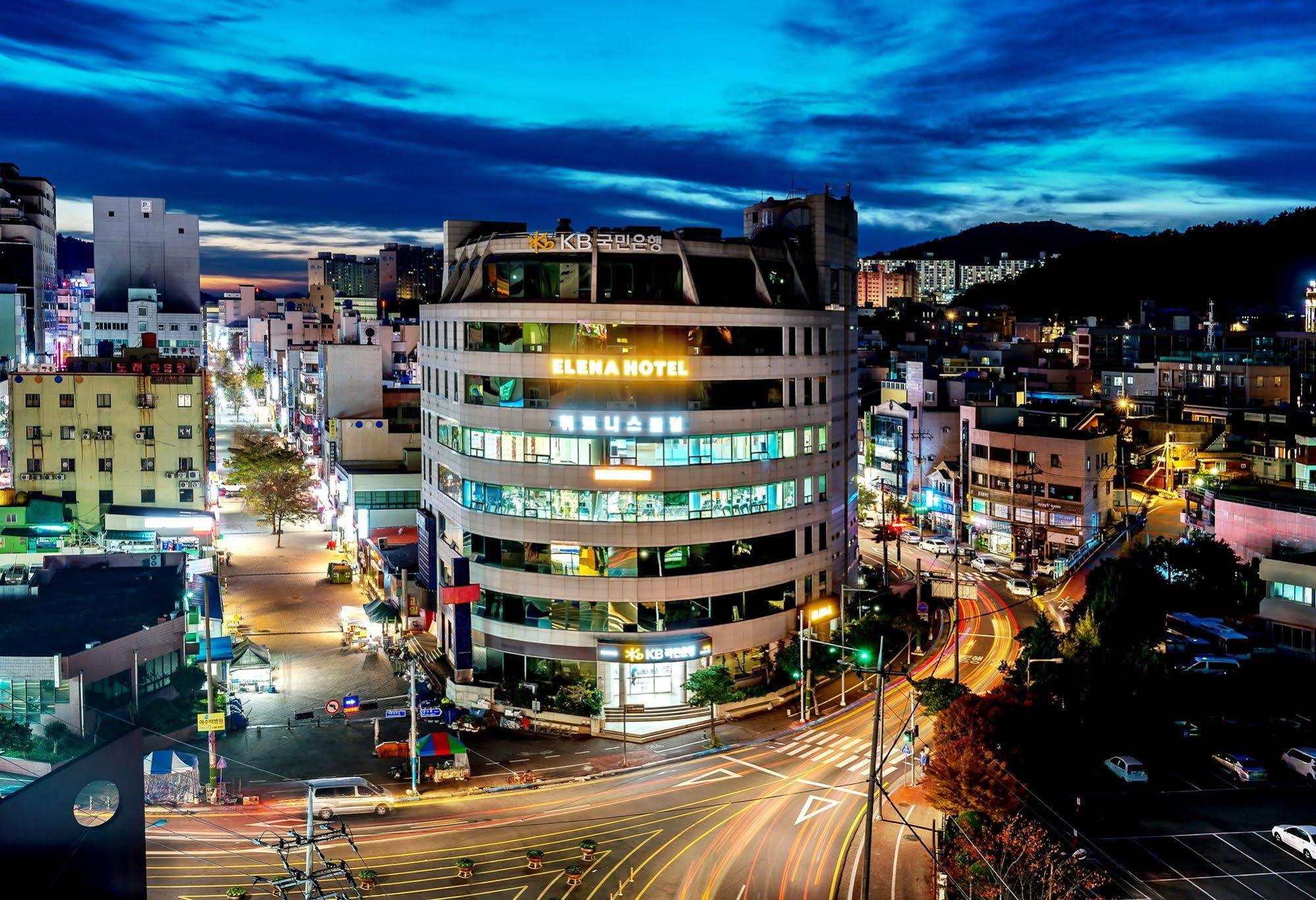 Elena Business Hotel Yeosu Esterno foto